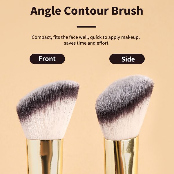 MAANGE Wholesale New Arrival Professional 13Pcs  Makeup Brushes 12 Powder Puff Customized OEM&ODM Facial Makeup Brush