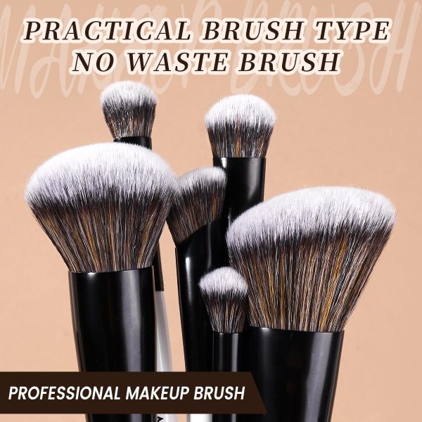 MAANGE Professional 10pcs Makeup Brush Set 7pcs Powder Puff Eyes Facial  Brush Soft Blush Brushes Eco Cosmetic Makeup Brush Set