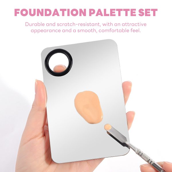 MAANGE Private Label OEM Luxury Facial Makeup Tools 2PCS Massage Makeup Brush 5PCS Powder Puff False Eyelashes Makeup Brushes