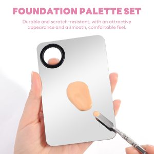 MAANGE Wholesale Private Label Luxury Facial Makeup Tools 2PCS  Makeup Brush 5PCS Powder Puff  False Eyelashes Makeup Brush Set - 图片 9