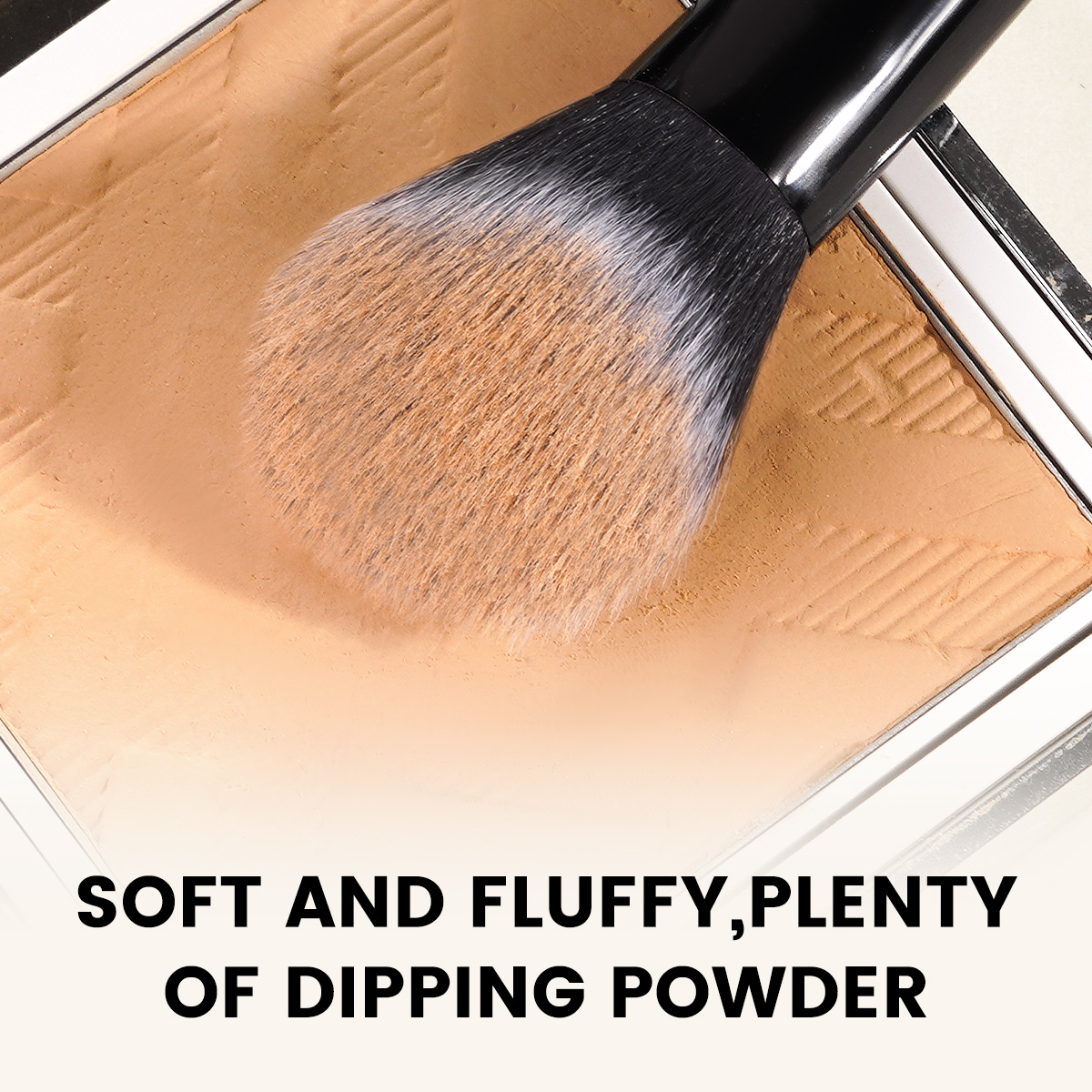 Hot Selling 2PCS Custom Logo Foundation Makeup Brushes  Professional Makeup Tools for Women Makeup Brushes - 图片 5