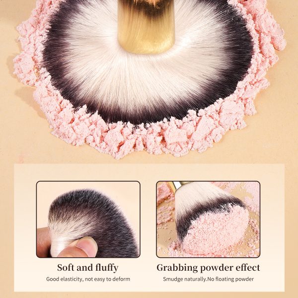 MAANGE Wholesale New Arrival Professional 13Pcs  Makeup Brushes 12 Powder Puff Customized OEM&ODM Facial Makeup Brush