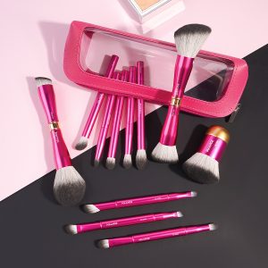 MAANGE 11pcs OEM Factory Professional Custom logo Makeup Brushes Private Label Professional Makeup Brush Kit - 图片 8