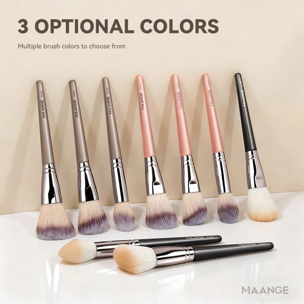 MAANGE 9 Pieces Multi-functional Makeup Brush Set Eyeshadow Powder Powder and Base Liquid Brush