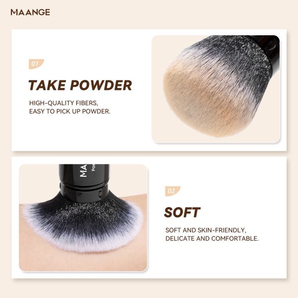 Single Foundation Brush Single Pack Makeup Brush Round-head Telescopic Brush Foundation Makeup Brush
