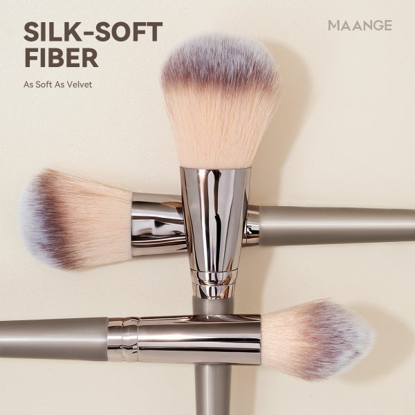 MAANGE 9 Pieces Multi-functional Makeup Brush Set Eyeshadow Powder Powder and Base Liquid Brush