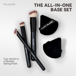 MAANGE Professional 3pcs Makeup Brush Foundation Powder Blush Concealer Highlighter Cosmetic Professional Makeup Brush Set - 图片 7