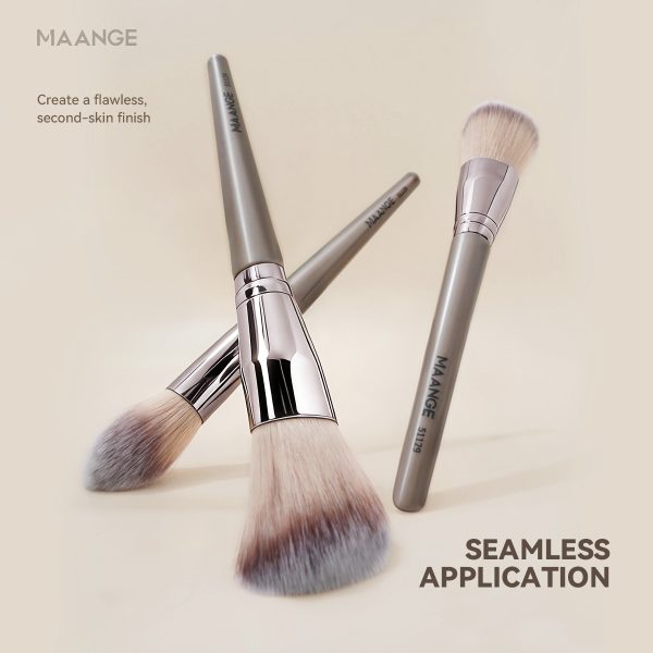 MAANGE 9 Pieces Multi-functional Makeup Brush Set Eyeshadow Powder Powder and Base Liquid Brush