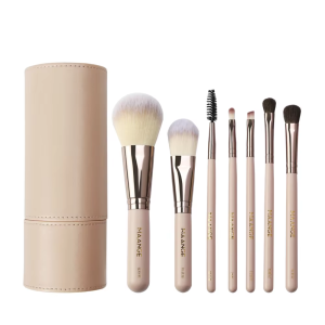 Maange Wholesale Professional Custom Cosmetics Support Sample Service 7 Pcs Makeup Brush Set with Brush Bucket