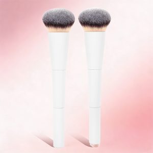 MAANGE New Arrival Custom OEM&ODM Double-ended Makeup Brush Loose Powder Blush Silicone Lip Brush Professional Makeup Brush - 图片 9