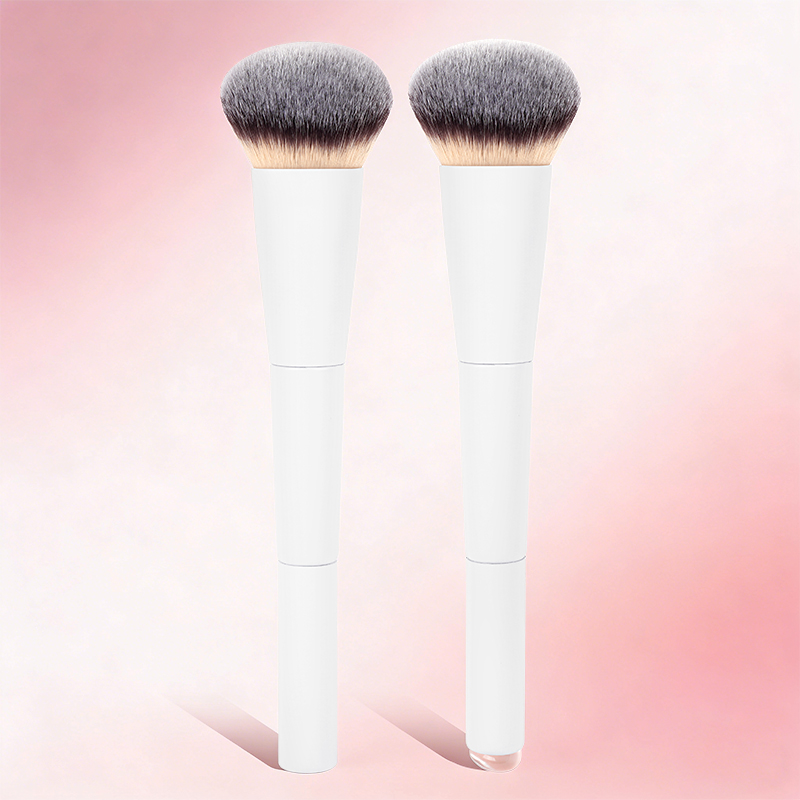 MAANGE New Arrival Custom OEM&ODM Double-ended Makeup Brush Loose Powder Blush Silicone Lip Brush Professional Makeup Brush - 图片 9