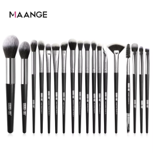 MAANGE 18 Pcs Factory Direct Selling Wholesale High Quality Eye Shadow Makeup Brush Set for Facial