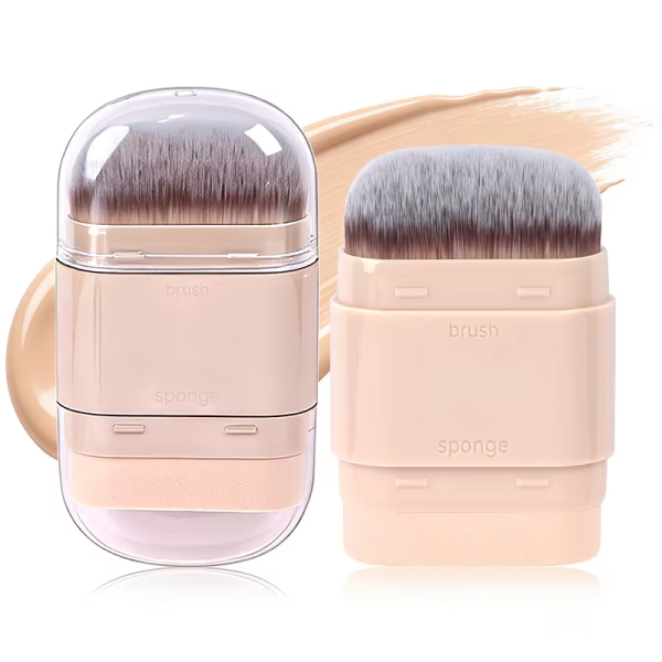 MAANGE New Arrival 2-in-1 Makeup Brushes Double Ended Foundation Concealer Brush Customized Professional Makeup Brushes