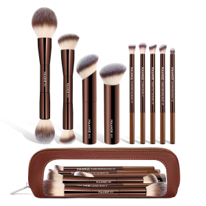 Maange Custom Wholesale Makeup Tool Kits 9pcs Foundation Concealer Blush Contouring Eyeshadow Professional Makeup Brush Set Store rating: 4.8 (148 reviews)