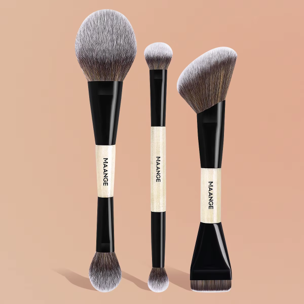 MAANGE 3pcs Foundation Cosmetic Brush Professional Private Label Concealer Wholesale Makeup Brushes Set