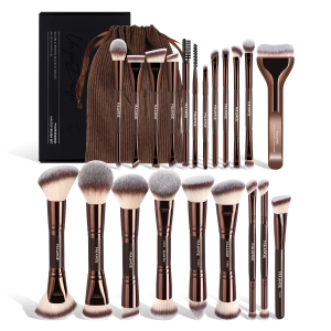 Professional Makeup Brush Wholesale Customized 21pcs Makeup Brushes Powder Foundation Concealer Blush Facial Makeup Brush Set