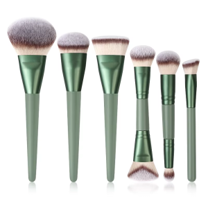 MAANGE Professional 6PCS Synthetic Hair Foundation Brushes Concealer Brushes Customizable Facial Makeup Brush Set Makeup Brush