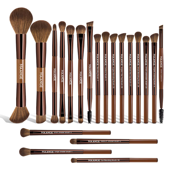 Wholesale Custom Logo Premium 20pcs Vegan High Quality Private Label Makeup Brush Set Bag makeup brush set