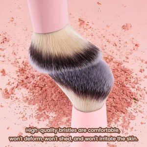 MAANGE Wholesale Custom OEM&ODM Double-ended Makeup Brush Loose Powder Blush Silicone Lip Brush Professional Makeup Brush - 图片 3