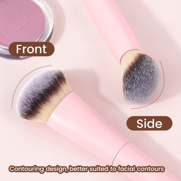 MAANGE Wholesale Custom OEM&ODM Double-ended Makeup Brush Loose Powder Blush Silicone Lip Brush Professional Makeup Brush