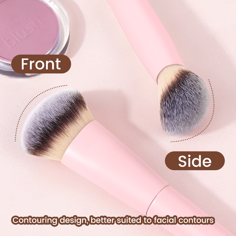 MAANGE Wholesale Custom OEM&ODM Double-ended Makeup Brush Loose Powder Blush Silicone Lip Brush Professional Makeup Brush - 图片 5