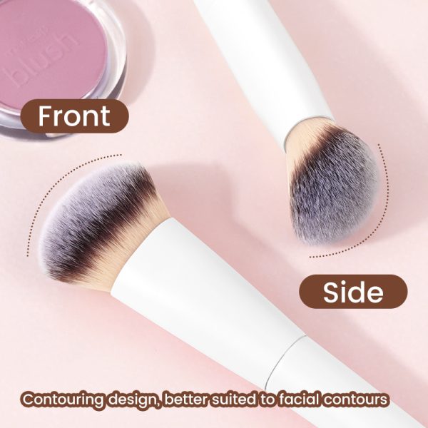 MAANGE New Arrival Custom OEM&ODM Double-ended Makeup Brush Loose Powder Blush Silicone Lip Brush Professional Makeup Brush