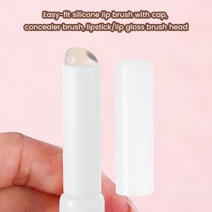 MAANGE New Arrival Custom OEM&ODM Double-ended Makeup Brush Loose Powder Blush Silicone Lip Brush Professional Makeup Brush - 图片 6
