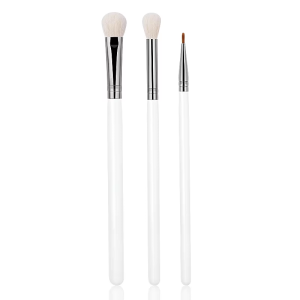 MAANGE Professional 3pcs Animal Hair Makeup Brush Set Soft High Quality Hair Blush Powder Brush Eye Makeup Brush Set