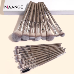 MAANGE Luxury champagne Beauty Tools Top Rated Blender Foundation blush contouring eyeshadow brush Makeup Brush Set