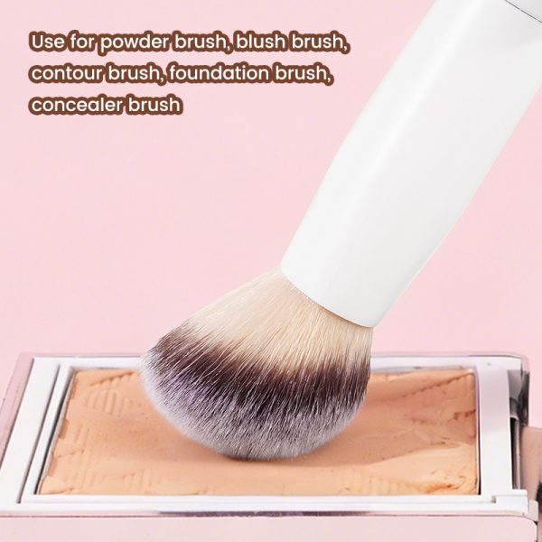 MAANGE New Arrival Custom OEM&ODM Double-ended Makeup Brush Loose Powder Blush Silicone Lip Brush Professional Makeup Brush