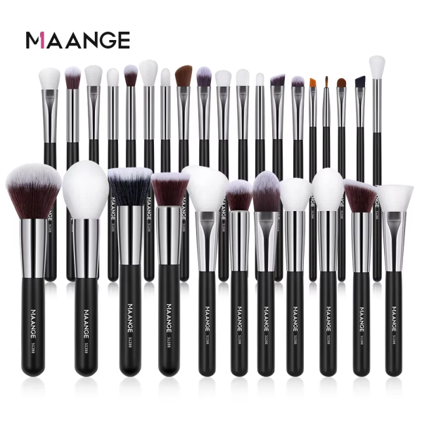 MAANGE 30psc Wholesale Makeup Brush Sets Professional Make up Tool Custom logo Luxury Cosmetic Brushes makeup brush