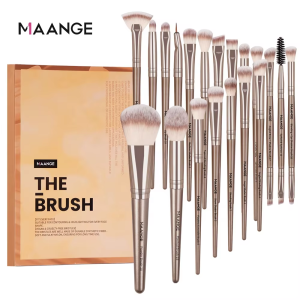 MAANGE 2023 New Factory Custom Fashion Style Cosmetic Brushes Set Soft and Skin-Friendly Vegan Ladies Make up Brushes Set