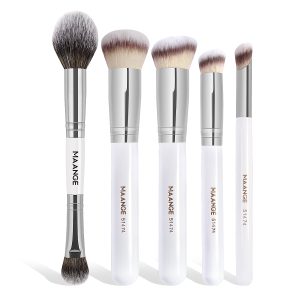 MAANGE Professional 5PCS Makeup Brushes Foundation Blush Concealer Loose Powder Brush Customizable&ODM Facial Makeup Brush Set