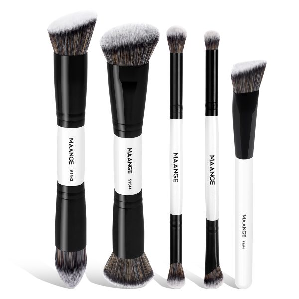 MAANGE Professional 5PCS Makeup Brush Set Foundation Eyes Makeup Brushes Makeup Brush Kit