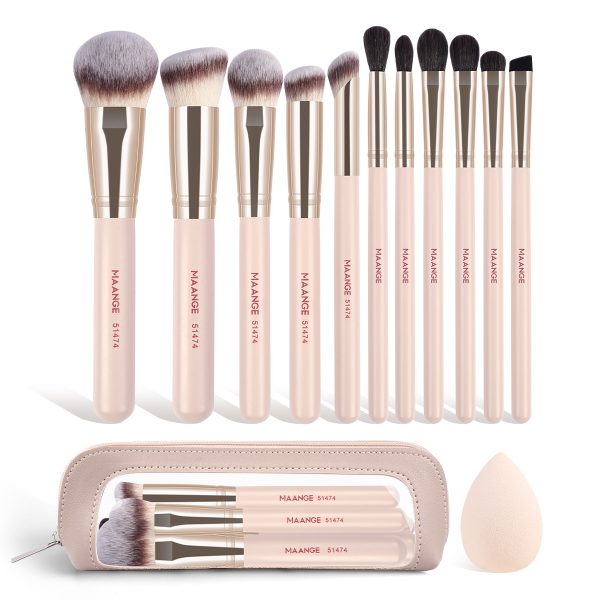 MAANGE Custom OEM&ODM 11pcs Professional Makeup Brush Kit Facial Makeup Brushes Private Label Professional Makeup Brush Kit