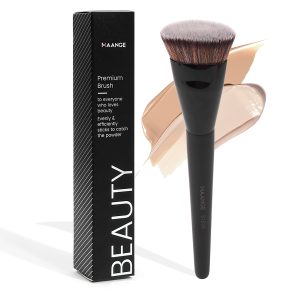 MAANGECustom OEM&ODM Private Label Flat Foundation Brush for Liquid Wholesale Vegan Soft Full Coverage Makeup Brush