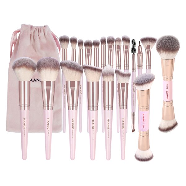 MAANGE New Design 20pcs Makeup Brushes Kits Cosmetic Private Label Foundation Blush Contouring Eyeshadow Brush Makeup Brush Set