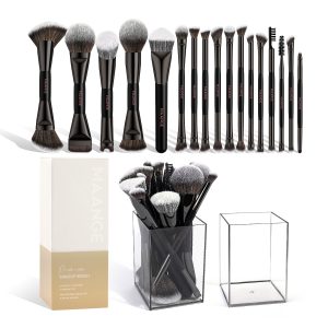 MAANGE Professional 17pcs Brush Set Premium Synthetic Foundation Concealer Eyeshadow Travelling or Daily Application Makeup Set