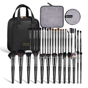MAANGE Wholesale New Arrival Professional 32pcs Makeup Brushes Set Makeup Bag Makeup Remover Sponge Facial Makeup Brush Kit