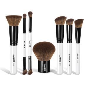 MAANGE New Arrival 7pcs Makeup Brush Set Costom OEM&ODM Makeup Brush Foundation Loose Powder Eyeshadow Makeup Brushes