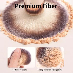 MAANGE Custom 10pcs Makeup Brushes Private Label Cosmetic Brush Luxury Vegan Nylon Professional Facial Makeup Brushes Kit - 图片 3
