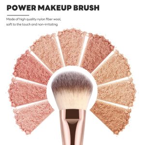 MAANGE Professional 7pcs Makeup Brush Set LED Mirror Storage Box Eyeshadow Foundation Blush Loose Powder Facial Makeup Brush Set - 图片 2