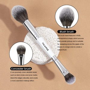 MAANGE Professional 5PCS Makeup Brushes Foundation Blush Concealer Loose Powder Brush Customizable&ODM Facial Makeup Brush Set - 图片 4