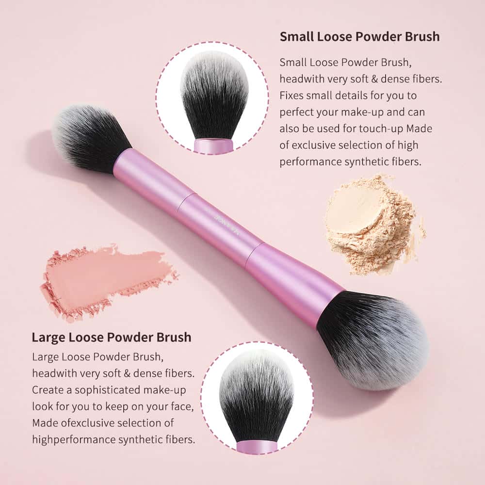 Maange Professional 4pcs Makeup Brush 2pcs Powder Puff Foundation Blush Loose Powder Wholesale Custom OEM&OEM Makeup Brushes Set - 图片 5