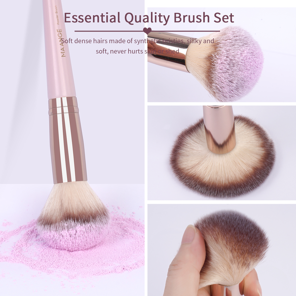 MAANGE New Design 20pcs Makeup Brushes Kits Cosmetic Private Label Foundation Blush Contouring Eyeshadow Brush Makeup Brush Set - 图片 2