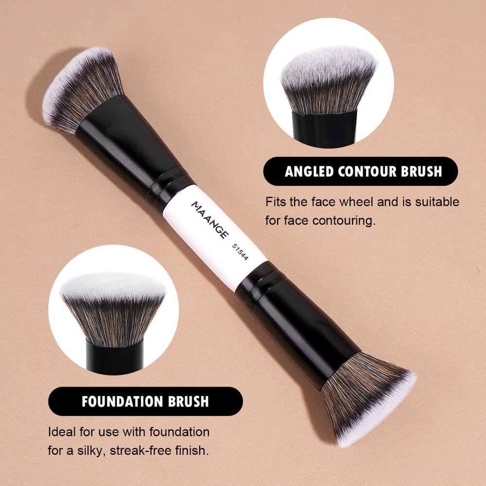 MAANGE Professional 5PCS Makeup Brush Set Foundation Eyes Makeup Brushes Makeup Brush Kit - 图片 6