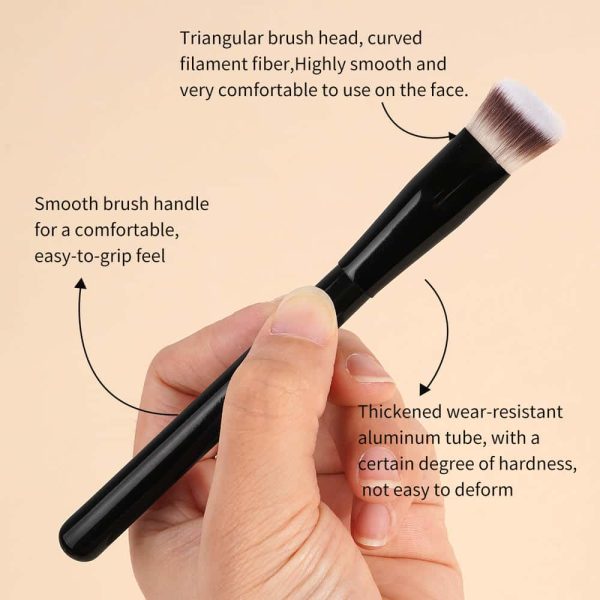 MAANGE 2pcs Makeup Brush Set Customized logo OEM&ODM Foundation Loose Powder Blush Highlighter Brush Facial Makeup Brush Kit