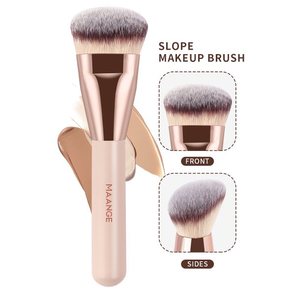 MAANGE Wholesale High Quality 3pcs Makeup Foundation Brush Custom logo OEM&ODM Facial Profesional Makeup Brush Set