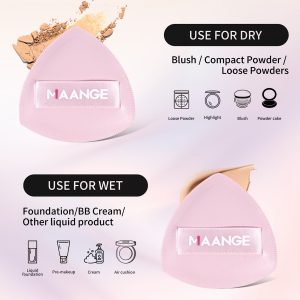 Maange Professional 4pcs Makeup Brush 2pcs Powder Puff Foundation Blush Loose Powder Wholesale Custom OEM&OEM Makeup Brushes Set - 图片 8