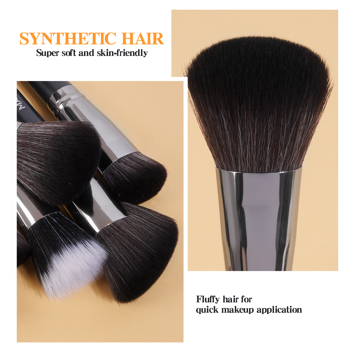 MAANGE Wholesale New Arrival Professional 32pcs Makeup Brushes Set Makeup Bag Makeup Remover Sponge Facial Makeup Brush Kit - 图片 5